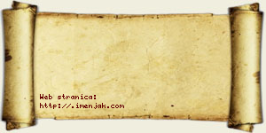 Jovana Pučić vizit kartica